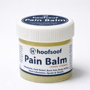 Hoofsoof Ayurvedic Pain Balm, Fast Relief for Headache, Muscle, Joint & Back Pain