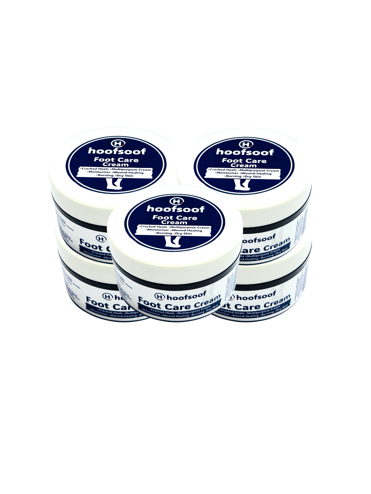Hoofsoof Foot Care Cream, For Rough, Dry and Cracked Heel, 40g, (Pack of 5)