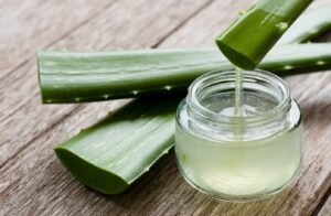 Ayurvedic skincare ingredients including Gotu Kola, Manjistha, Licorice Root and Aloe Vera used in natural cosmetic formulations